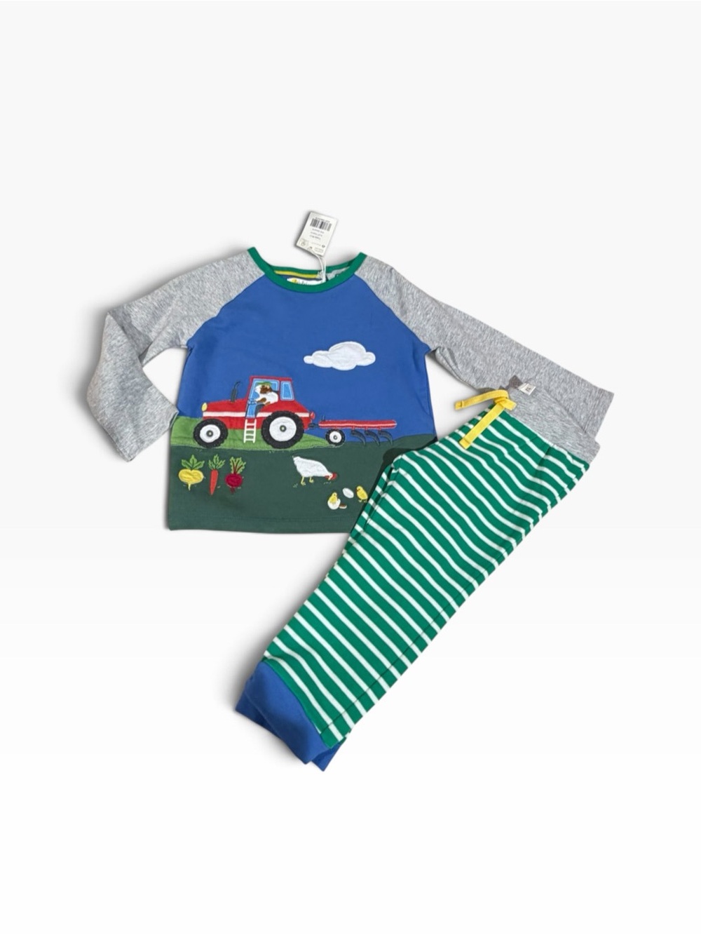 NWT Baby Boden Farm Friends Outfit Size 3-4 Years